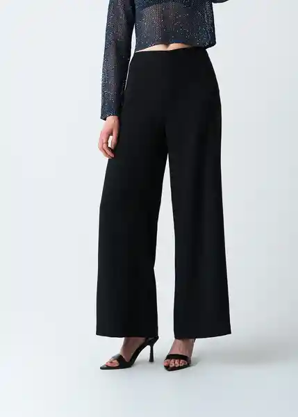 Pantalón Gael Mujer Negro Ultraoscuro Talla 4 433G390 Naf Naf