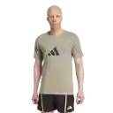 Adidas Camiseta Logo Manga Corta Entrenamiento Hombre Gris T XL