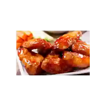 Alitas en Salsa Bbq