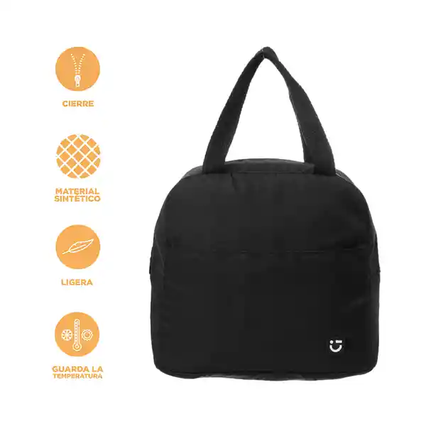 Lonchera Serie Clasica Negro Miniso
