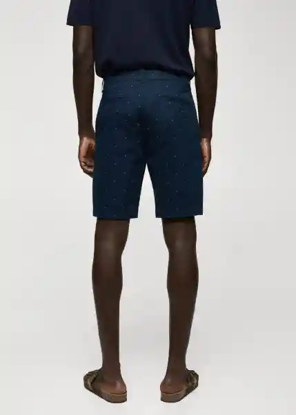 Bermuda Tinos-H Navy Talla 42 Hombre Mango