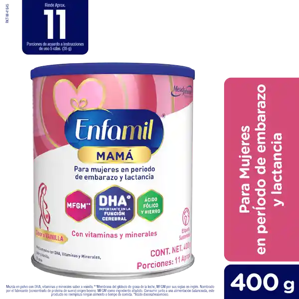 Alimento en Polvo Enfamil Mamá Lata x 400 g