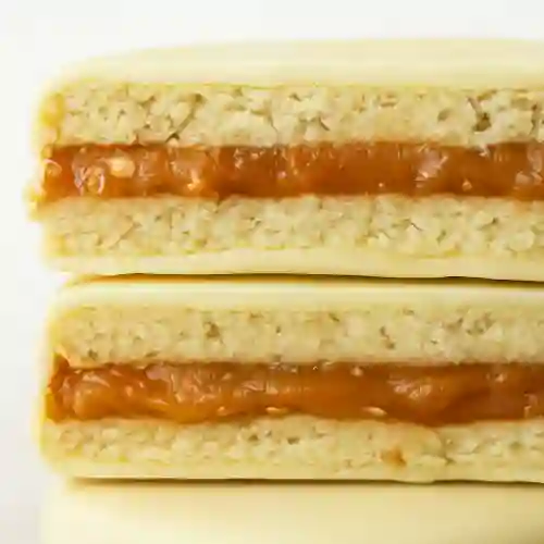 Unidad alfajor chocolate blanco