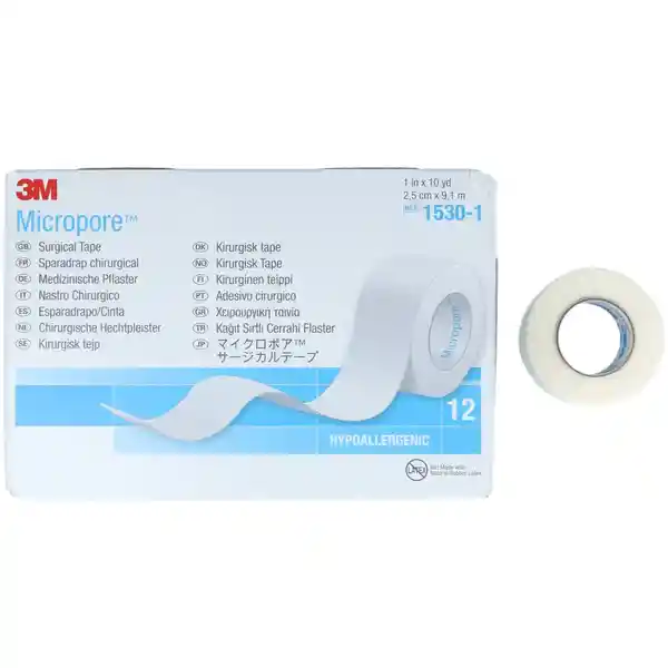 3M Micropore Blanco Ref 1530-1