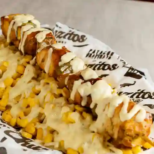 Pincho mazorca pollo
