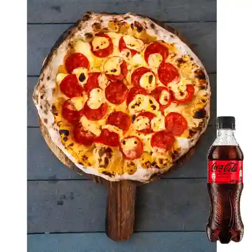 Luna roja + coca cola sin azúcar 400 ml