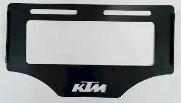 Porta Placa Ktm Negro