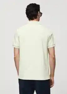 Camisa Polo Rea Menta Talla XXL Hombre Mango