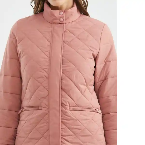 Chaqueta Quilted Rosa Malva Oscuro Talla S Chevignon