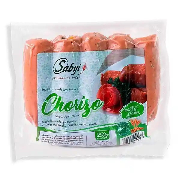 Sabyi Chorizo Corriente de Soya