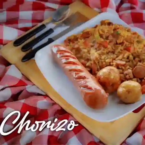 Chorizo con 250 gr de Arroz a Eleccion