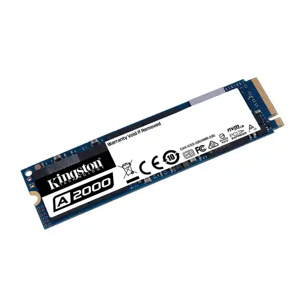 Kingston Disco Solido 500 Gb A2000 Nmve Ssd M.2 Pcie 2200 Mbs