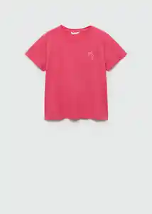 Camiseta Laggon Fucsia Talla 19 Niñas Mango