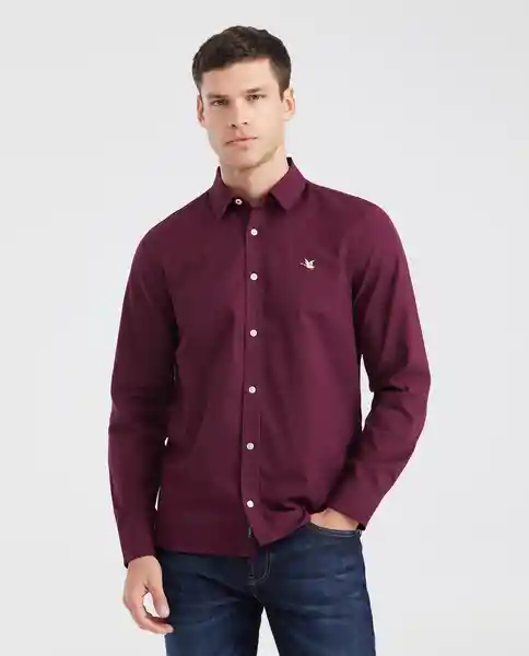 Camiseta Oxford Masculino Morado Sombrío Ultra Oscuro L Chevignon