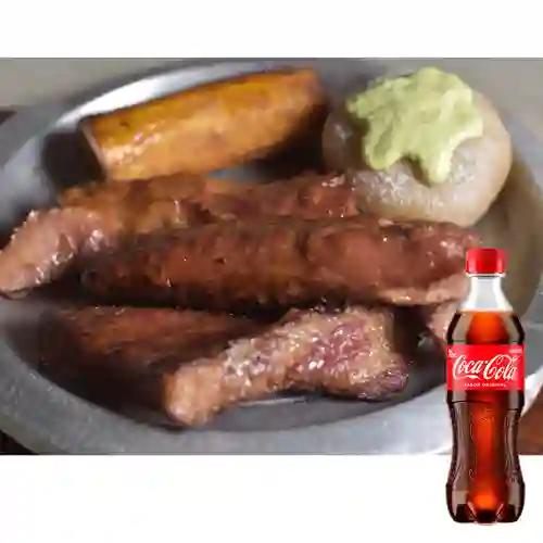 Combo Costilla Ahumada de Cerdo +Cocacola Orig 400ml