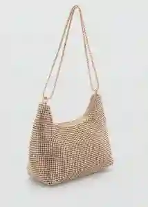 Bolso P Sasha Oro Talla 99 Mujer Mango