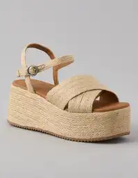 Sandalias Calzado Mujer Beige Talla: 7. 6451109 American Eagle