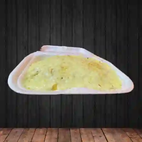 Salchipapa Gratinada