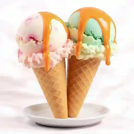 Helado de 2 bolita