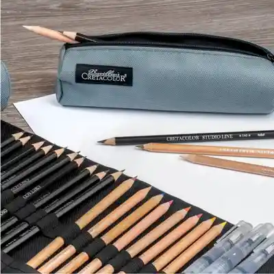Cretacolor Estuche Enrollable Con Cartuchera