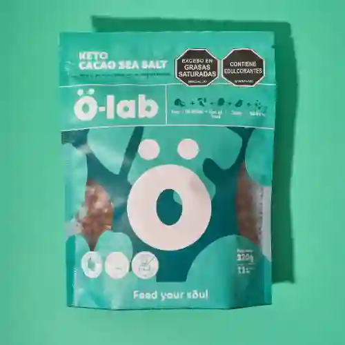 Granola O-lab Keto Cacao y Sal Marina