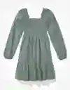 Vestido Mujer Verde Talla: X-Small American Eagle