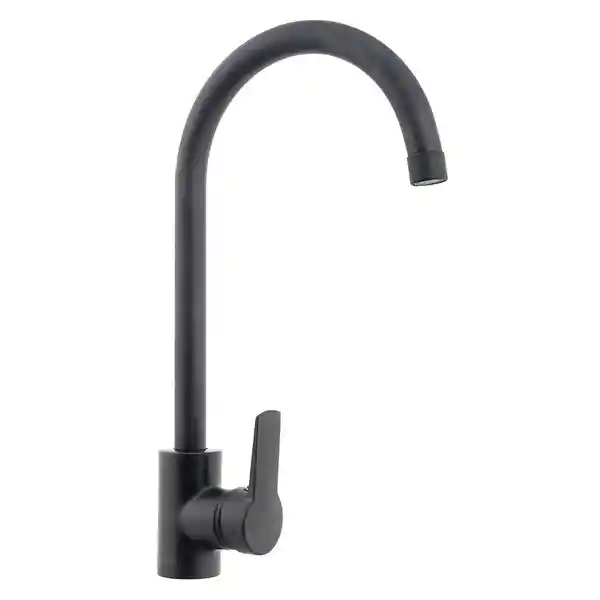 Stretto Grifería Lavaplatos Monocontrol Arezzo Negra