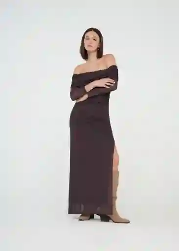 Vestido Mujer Caf Ristretto Ultraoscuro Talla S 479g002 Naf Naf