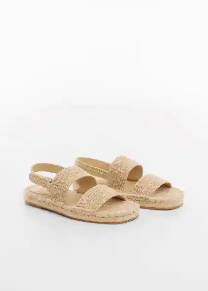 Sandalias Dipa Beige Talla 38 Niñas Mango