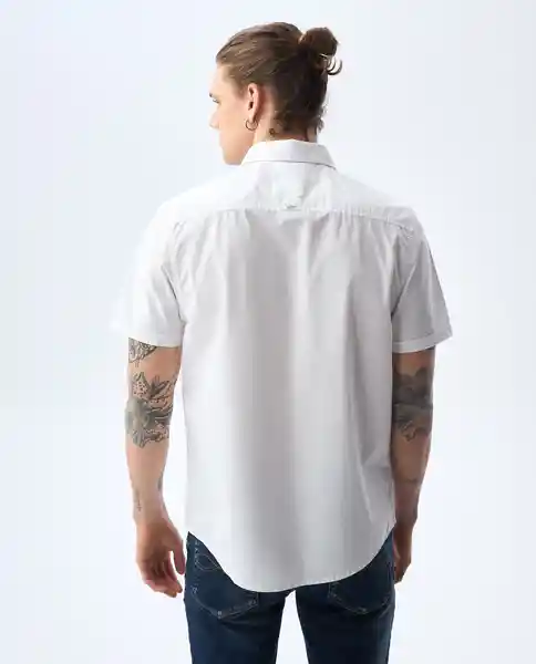 Camisa Hombre Blanco Talla M 811G005_BLA110601 Americanino