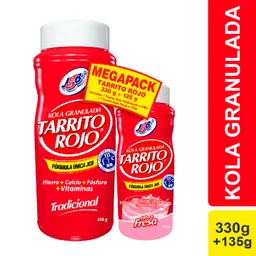 Kola Granulada Tarrito Rojo Tradicional x 330 g + Fresa 135 g