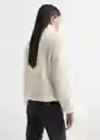 Abrigo Borrego2 Crudo Talla 21 Niñas Mango