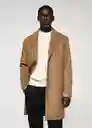 Abrigo Dalan Camel Talla XXL Hombre Mango