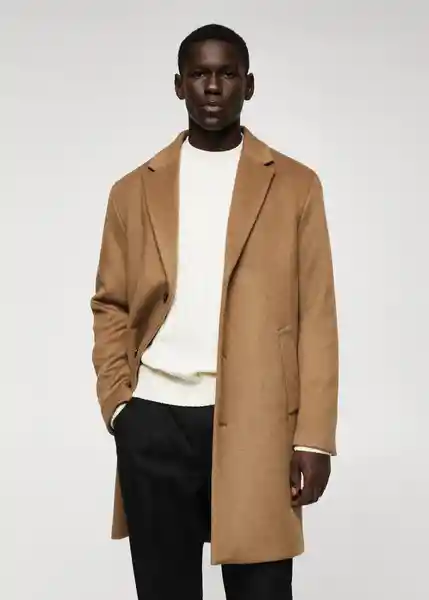 Abrigo Dalan Camel Talla XXL Hombre Mango
