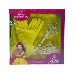 Disney Set Tutu Corona Varita Guantes Bella
