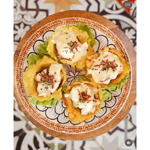 Canasta de Plátano Rellena