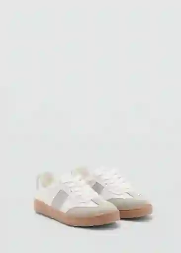 Tenis Deportiva Rocky Blanco Talla 35 Niñas Mango