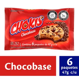 Chokis Galletas Dulces con Chispas de Chocolate y Chocobase