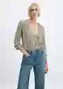 Blusa Pomelo Crudo Talla S Mujer Mango