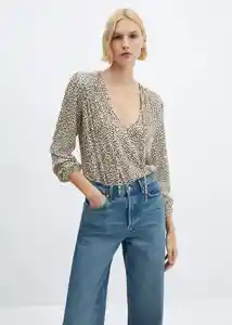 Blusa Pomelo Crudo Talla S Mujer Mango