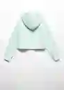 Sudadera Fresh Agua Talla 06 Niñas Mango
