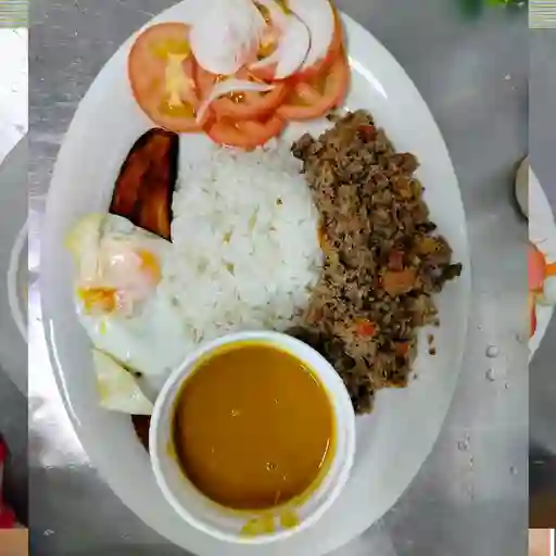 Bandeja carne molida