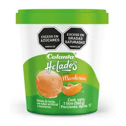 Helado Mandarina Colanta