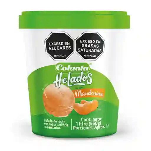 Helado Mandarina Colanta