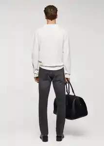 Buzo Jersey Antigua Blanco Talla XXL Hombre Mango