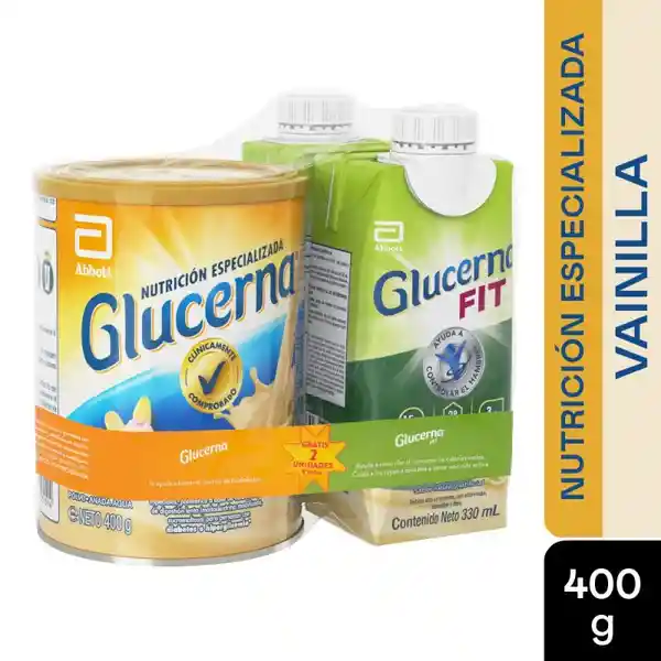 Glucerna Suplemento Alimenticio Vainilla + Fit