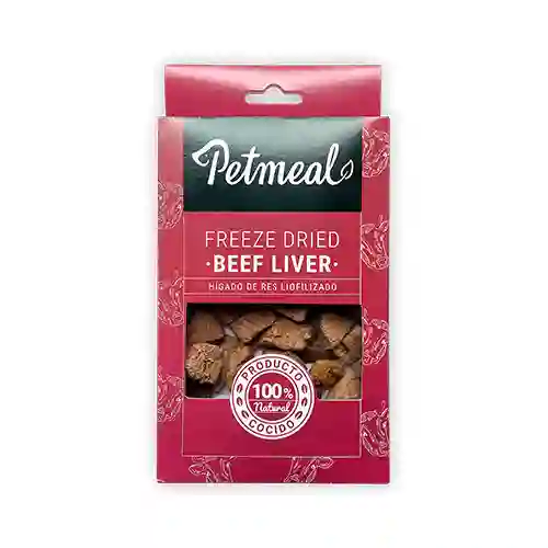 Petmeal Snack de Hígado para Perro Natural Beef Liver