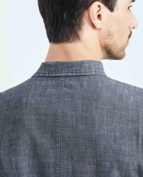 Camisa Denim Negro Noche Ultraoscuro M Chevignon