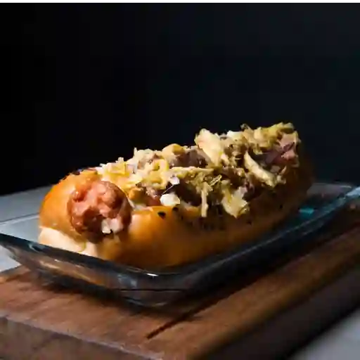 Perro pollo tocineta