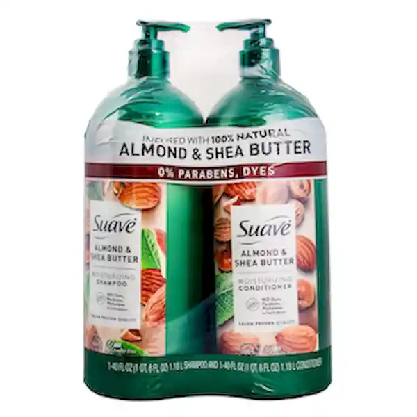 Suave Shampoo y Acondicionador Almond & Shea Butter